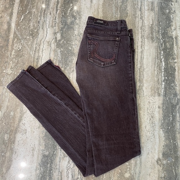 Rock & Republic Denim - ROCK AND REPUBLIC BROWN SKINNY DENIM